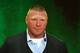 LAS VEGAS, NEVADA - OCTOBER 11: WWE champion Brock Lesnar speaks during a WWE news conference at T-Mobile Arena on October 11, 2019 in Las Vegas, Nevada. Lesnar will face former UFC heavyweight champion Cain Velasquez and WWE wrestler Braun Strowman will take on heavyweight boxer Tyson Fury at the WWE's Crown Jewel event at Fahd International Stadium in Riyadh, Saudi Arabia on October 31. (Photo by Ethan Miller/Getty Images)