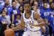 Duke guard Cassius Stanley (2) dribbbles during the second half of an NCAA college basketball game against Stephen F. Austin in Durham, N.C., Tuesday, Nov. 26, 2019. (AP Photo/Gerry Broome)