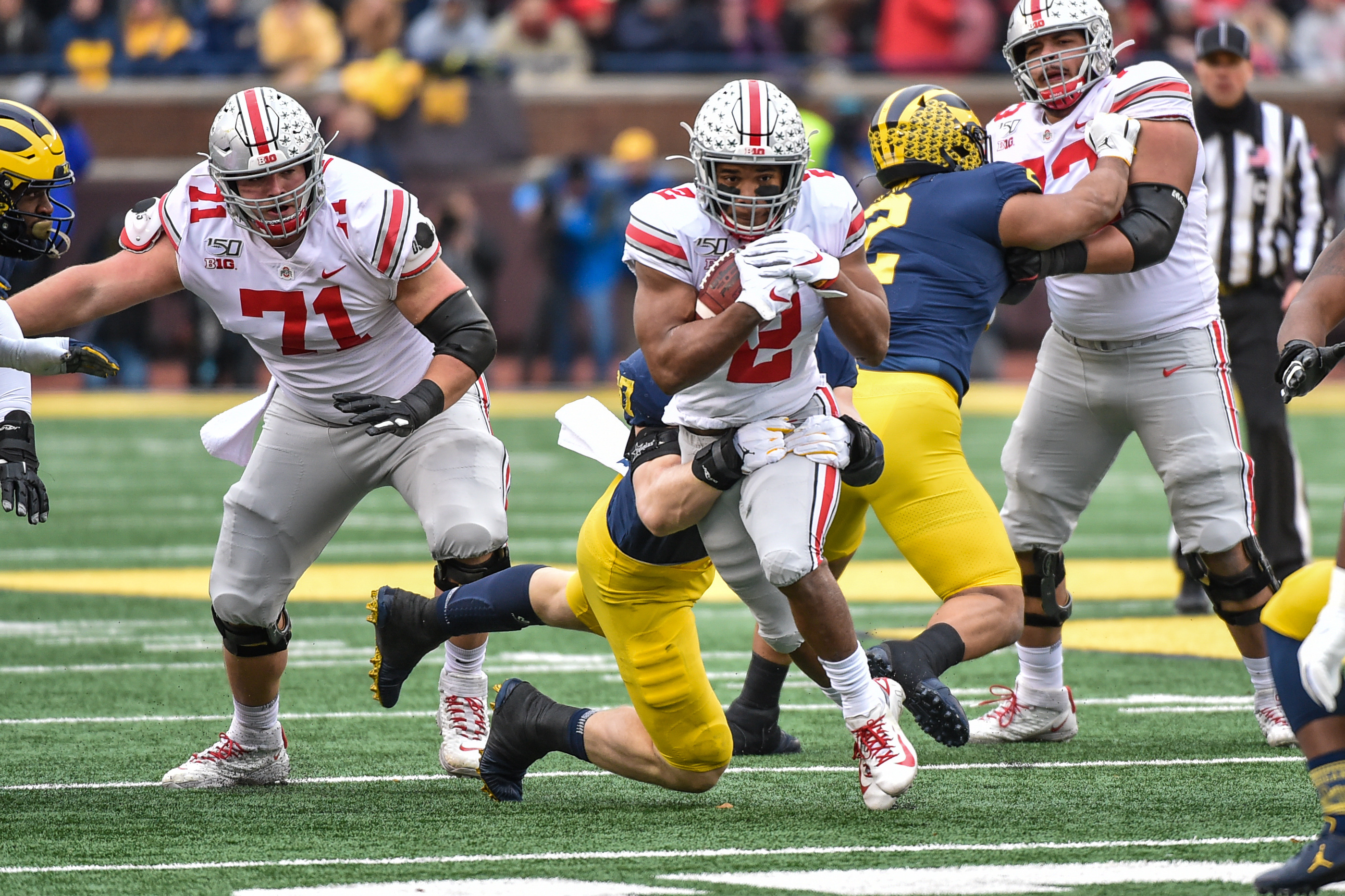 No. 2 Ohio State beats No. 10 Michigan 56-27 for record run