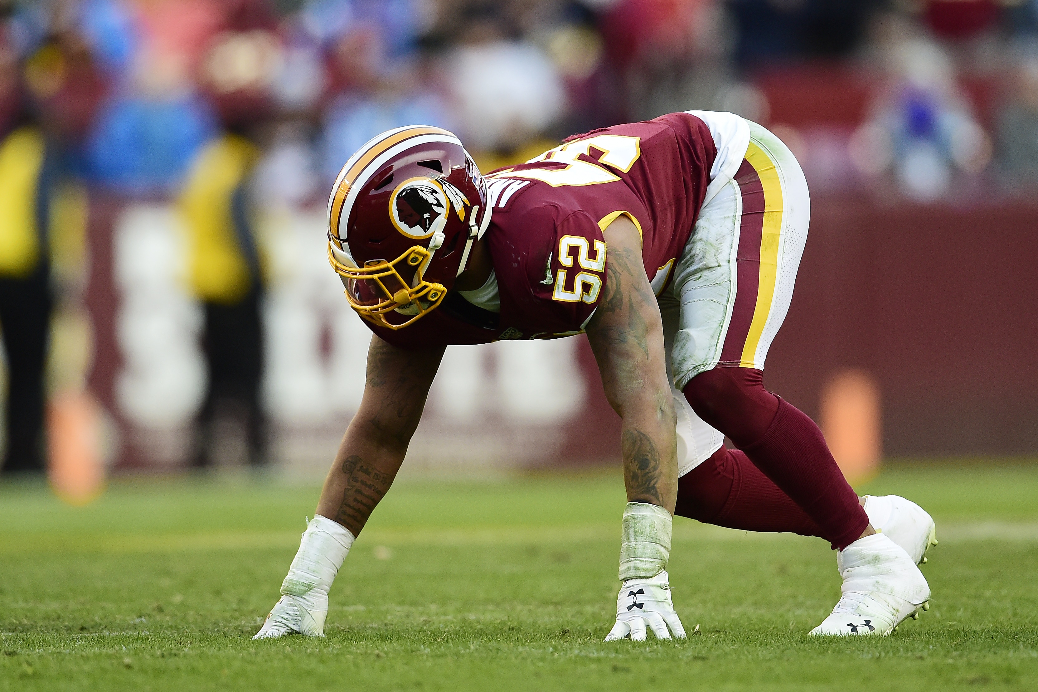 Redskins Ryan Anderson Ejected For Helmet To Helmet Hit