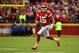 Kansas City Chiefs quarterback Patrick Mahomes (15) runs with the ball during the first half of an NFL football game against the Oakland Raiders in Kansas City, Mo., Sunday, Dec. 1, 2019. (AP Photo/Ed Zurga)