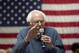 Democratic presidential candidate Sen. Bernie Sanders, I-Vt., speaks during a campaign stop, Sunday, Nov. 24, 2019, in Hillsboro, N.H. (AP Photo/Mary Schwalm)