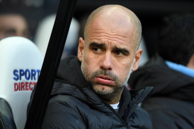 NEWCASTLE UPON TYNE, ENGLAND - NOVEMBER 30: City manager Pep Guardiola reacts before the Premier League match between Newcastle United and Manchester City at St. James Park on November 30, 2019 in Newcastle upon Tyne, United Kingdom. (Photo by Stu Forster/Getty Images)