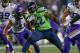 SEATTLE, WA - DECEMBER 02: Running back Chris Carson #32 of the Seattle Seahawks rushes against the Minnesota Vikings at CenturyLink Field on December 2, 2019 in Seattle, Washington. (Photo by Otto Greule Jr/Getty Images)