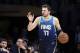 Dallas Mavericks' Luka Doncic in action against the Los Angeles Lakers during an NBA basketball game Sunday, Dec. 1, 2019 in Los Angeles. (AP Photo/Marcio Jose Sanchez)