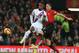 Crystal Palace's Ivorian striker Wilfried Zaha (L) vies with Manchester United's Serbian midfielder Nemanja Matic (R) during the English Premier League football match between Manchester United and Crystal Palace at Old Trafford in Manchester, north west England, on November 24, 2018. (Photo by Lindsey PARNABY / AFP) / RESTRICTED TO EDITORIAL USE. No use with unauthorized audio, video, data, fixture lists, club/league logos or 'live' services. Online in-match use limited to 120 images. An additional 40 images may be used in extra time. No video emulation. Social media in-match use limited to 120 images. An additional 40 images may be used in extra time. No use in betting publications, games or single club/league/player publications. / (Photo credit should read LINDSEY PARNABY/AFP via Getty Images)