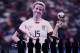 A video of Reign FC's US midfielder Megan Rapinoe is displayed after she won the Ballon d'Or France Football 2019 women's trophy at the Chatelet Theatre in Paris on December 2, 2019. (Photo by FRANCK FIFE / AFP) (Photo by FRANCK FIFE/AFP via Getty Images)