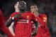 Liverpool's Senegalese striker Sadio Mane (L) reacts after failing to score during the English Premier League football match between Liverpool and Everton at Anfield in Liverpool, north west England on December 4, 2019. (Photo by Paul ELLIS / AFP) / RESTRICTED TO EDITORIAL USE. No use with unauthorized audio, video, data, fixture lists, club/league logos or 'live' services. Online in-match use limited to 120 images. An additional 40 images may be used in extra time. No video emulation. Social media in-match use limited to 120 images. An additional 40 images may be used in extra time. No use in betting publications, games or single club/league/player publications. / (Photo by PAUL ELLIS/AFP via Getty Images)
