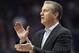 Kentucky coach John Calipari applauds his team during the second half of an NCAA college basketball game against UAB in Lexington, Ky., Friday, Nov. 29, 2019. Kentucky won 69-58. (AP Photo/James Crisp)