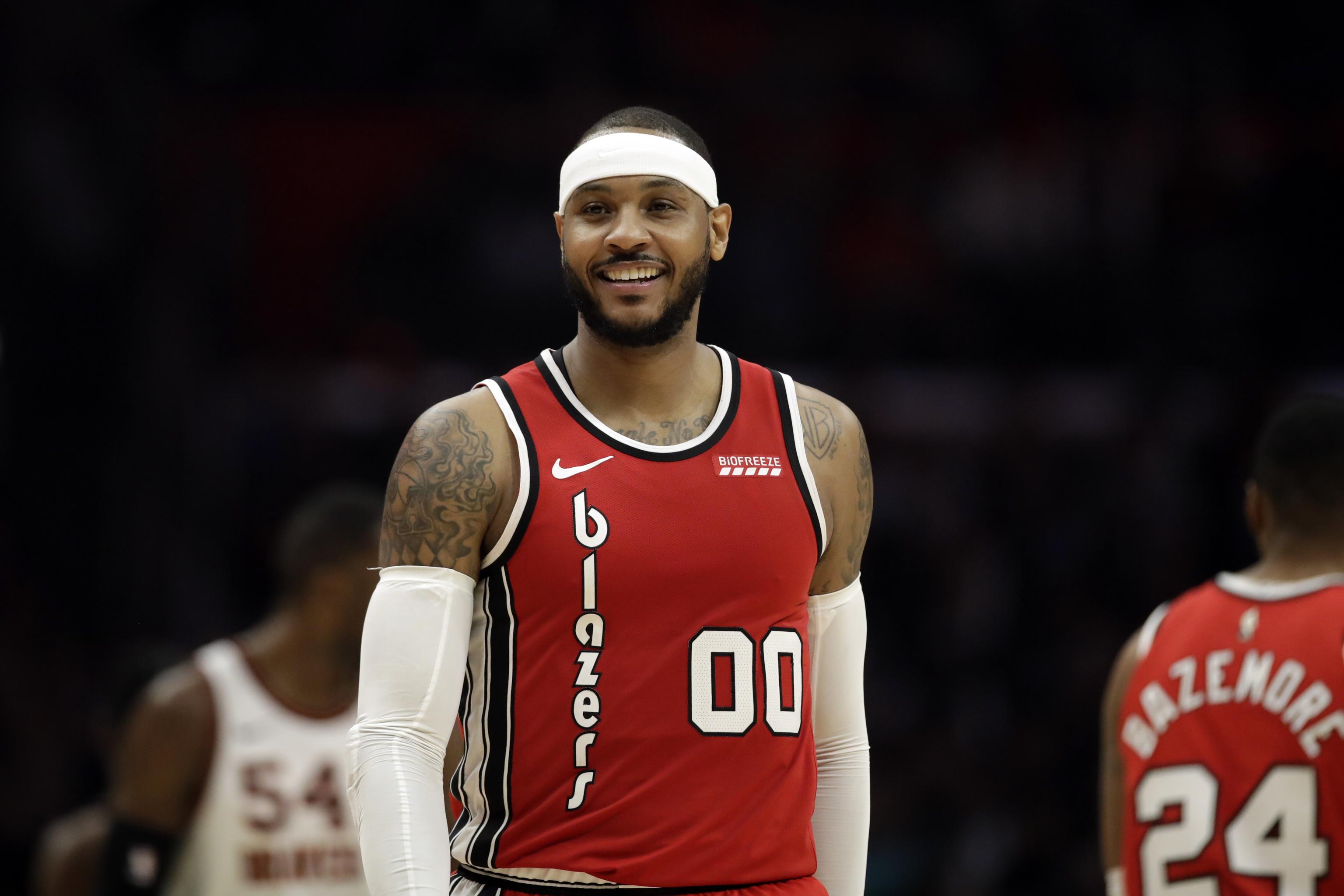 Report Carmelo Anthony Trail Blazers Contract To Be Fully Guaranteed For Season Bleacher Report Latest News Videos And Highlights