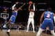 NEW YORK, NY - DECEMBER 5: Malik Beasley #25 of the Denver Nuggets shoots the ball against the New York Knicks on December 5, 2019 at Madison Square Garden in New York City, New York. NOTE TO USER: User expressly acknowledges and agrees that, by downloading and or using this photograph, User is consenting to the terms and conditions of the Getty Images License Agreement. Mandatory Copyright Notice: Copyright 2019 NBAE (Photo by Nathaniel S. Butler/NBAE via Getty Images)