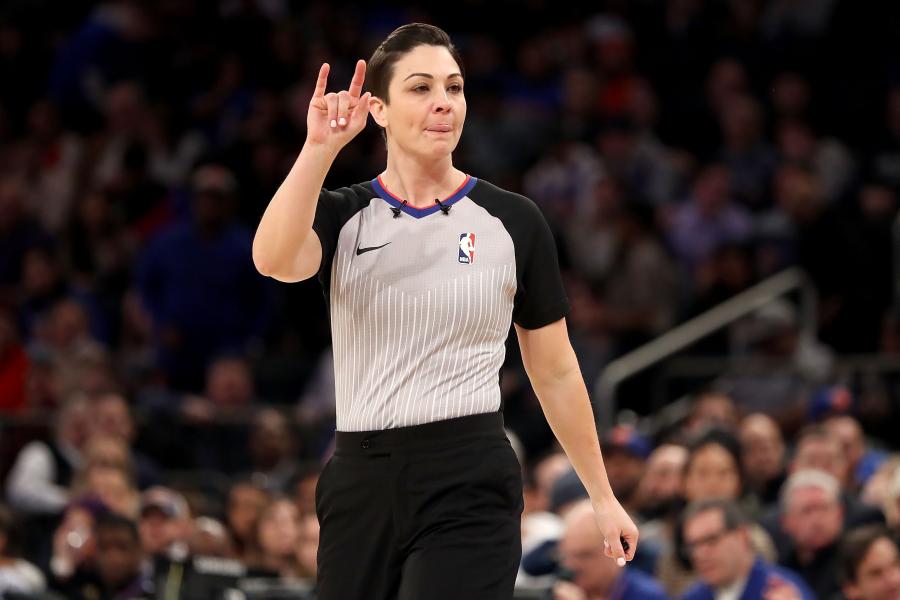 Lauren Holtkamp Sterling Becomes 1st Mother To Referee Nba Game Bleacher Report Latest News Videos And Highlights