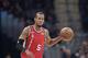 Portland Trail Blazers' Rodney Hood drives against the Cleveland Cavaliers in the first half of an NBA basketball game, Saturday, Nov. 23, 2019, in Cleveland. (AP Photo/Tony Dejak)