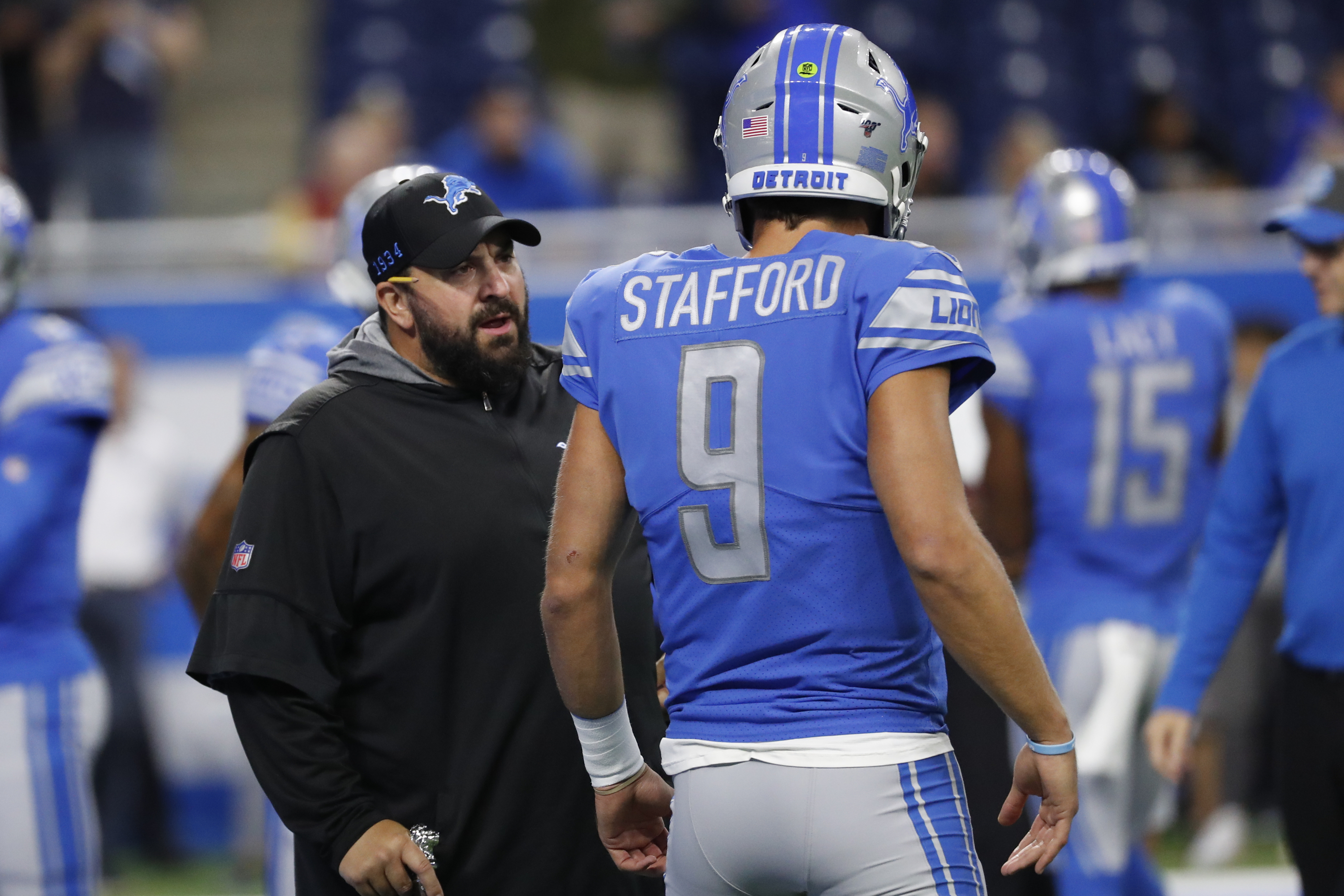 Detroit Lions Matt Stafford Jersey & Hat Combo