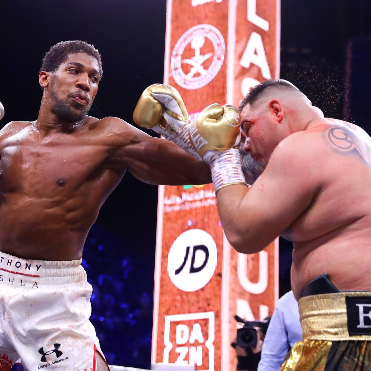 Anthony Joshua Defeats Andy Ruiz Jr. Via Decision in Heavyweight Title Rematch ...