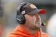 Cleveland Browns head coach Freddie Kitchens works against the Pittsburgh Steelers during an NFL football game, Sunday, Dec. 1, 2019, in Pittsburgh. (AP Photo/Don Wright)