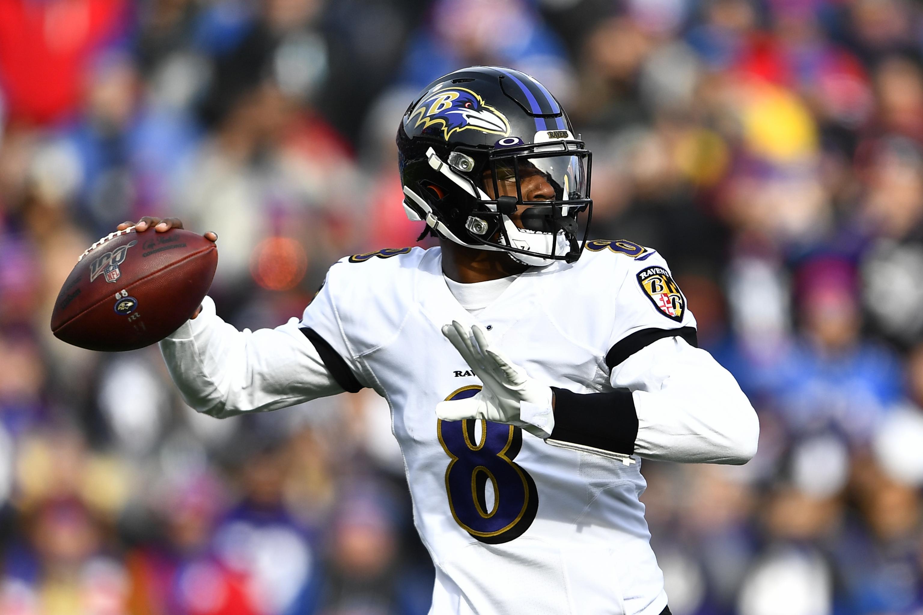Lamar Jackson leads NFL in TDs, Ravens host Josh Allen, Bills in