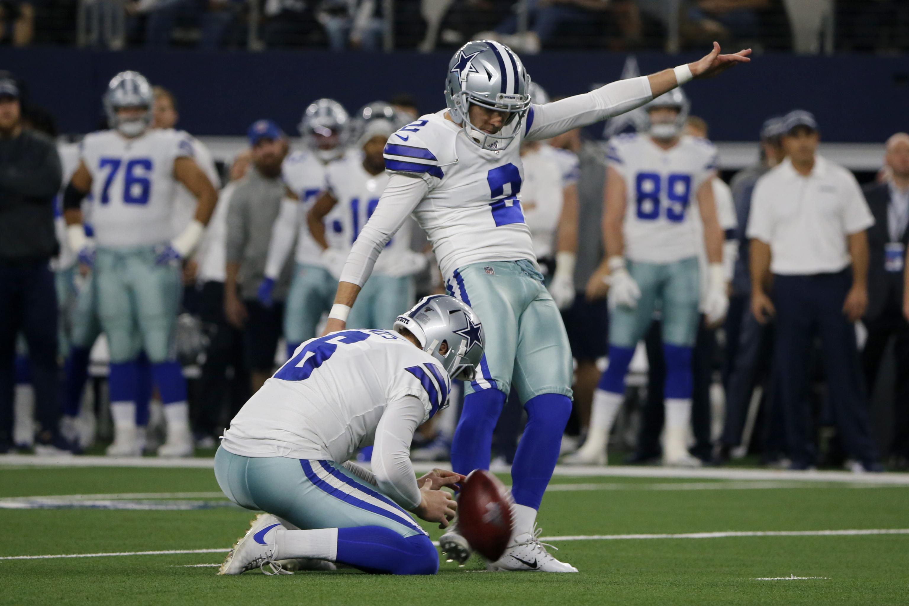 Cowboys cut kicker Brett Maher, sign Kai Forbath