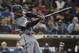 SAN DIEGO, CA - SEPTEMBER 20: Adam Jones #10 of the Arizona Diamondbacks hits an RBI single during the the eighth inning of a baseball game against the San Diego Padres at Petco Park September 20, 2019 in San Diego, California. (Photo by Denis Poroy/Getty Images)