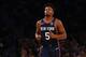 NEW YORK, NEW YORK - DECEMBER 07: Dennis Smith Jr. #5 of the New York Knicks in action against the Indiana Pacers at Madison Square Garden on December 07, 2019 in New York City. Indiana Pacers defeated the New York Knicks 104-103. NOTE TO USER: User expressly acknowledges and agrees that, by downloading and or using this photograph, User is consenting to the terms and conditions of the Getty Images License Agreement. Mandatory Copyright Notice: Copyright 2019 NBAE. (Photo by Mike Stobe/Getty Images)