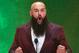 LAS VEGAS, NEVADA - OCTOBER 11: WWE wrestler Braun Strowman speaks during a WWE news conference at T-Mobile Arena on October 11, 2019 in Las Vegas, Nevada. Strowman will face heavyweight boxer Tyson Fury and WWE champion Brock Lesnar will take on former UFC heavyweight champion Cain Velasquez at the WWE's Crown Jewel event at Fahd International Stadium in Riyadh, Saudi Arabia on October 31. (Photo by Ethan Miller/Getty Images)