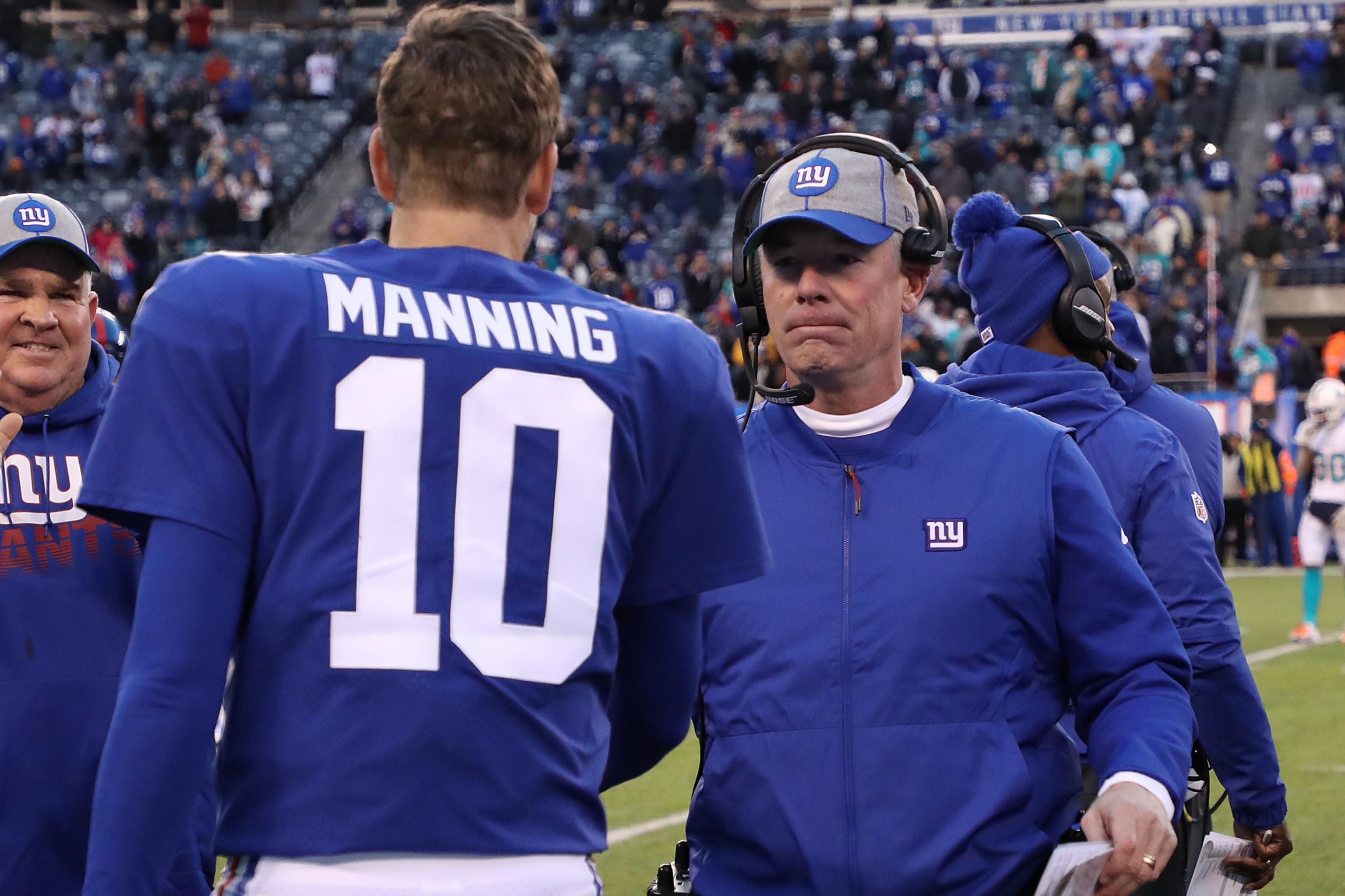 New York Giants head coach Pat Shurmur hails Eli Manning as 'outstanding', NFL News