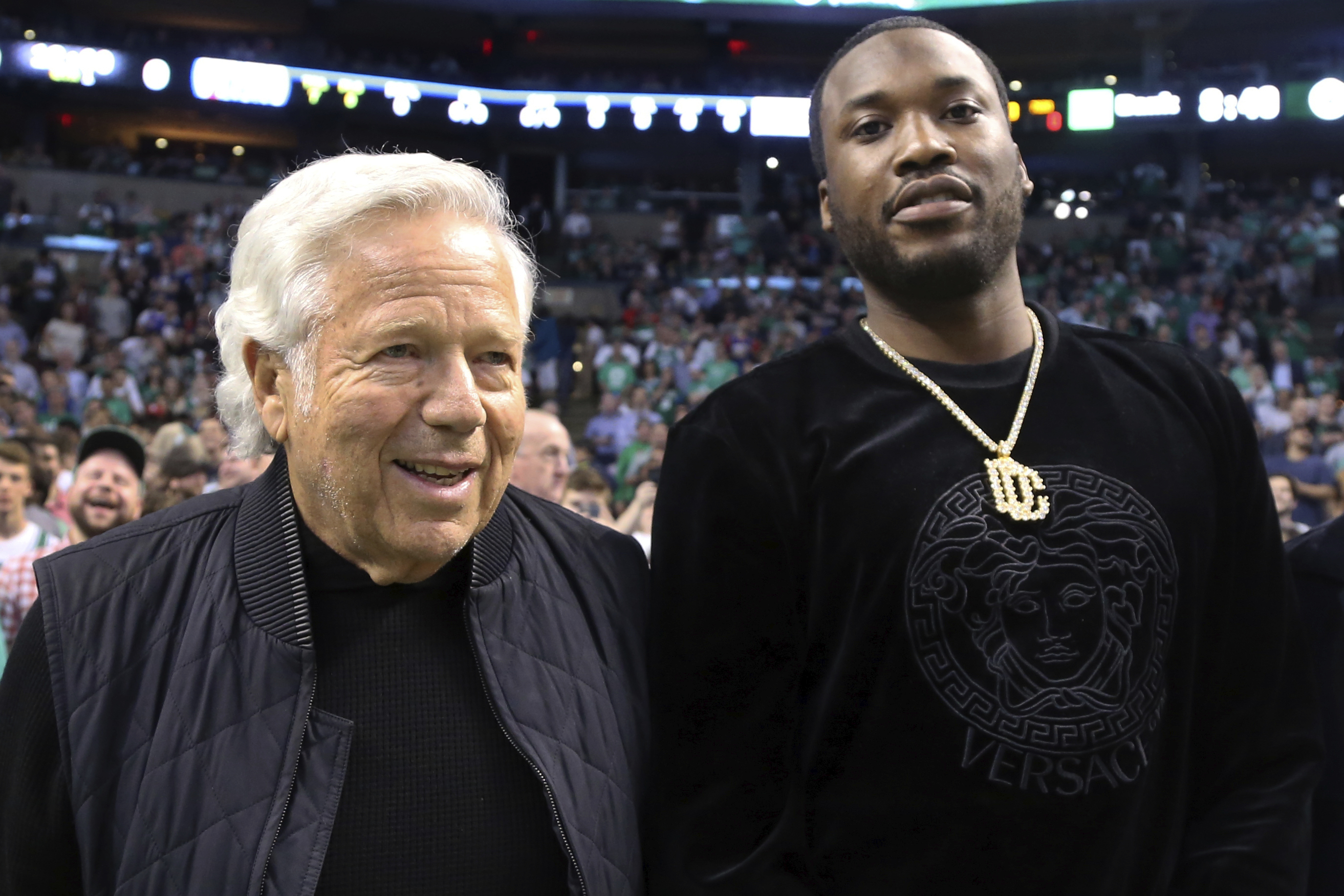 Meek Mill & REFORM Alliance Gifts Kids NBA Store Spree, Pats Game Visit