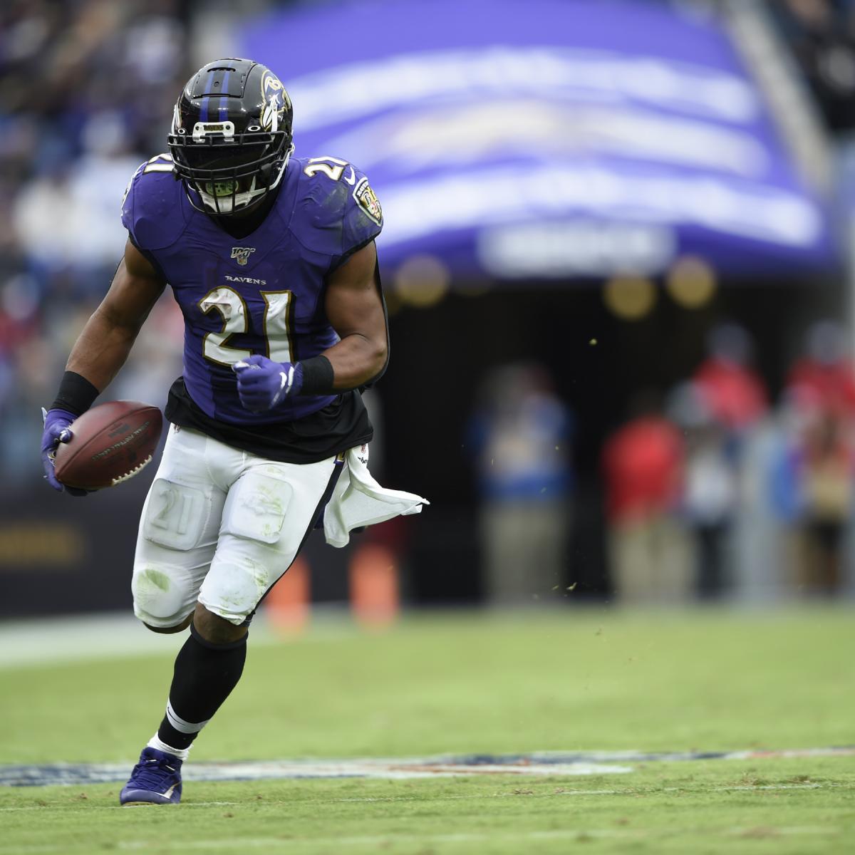Report: Ravens' Mark Ingram Had Tightness in Calf, 'Pulled Back' to ...