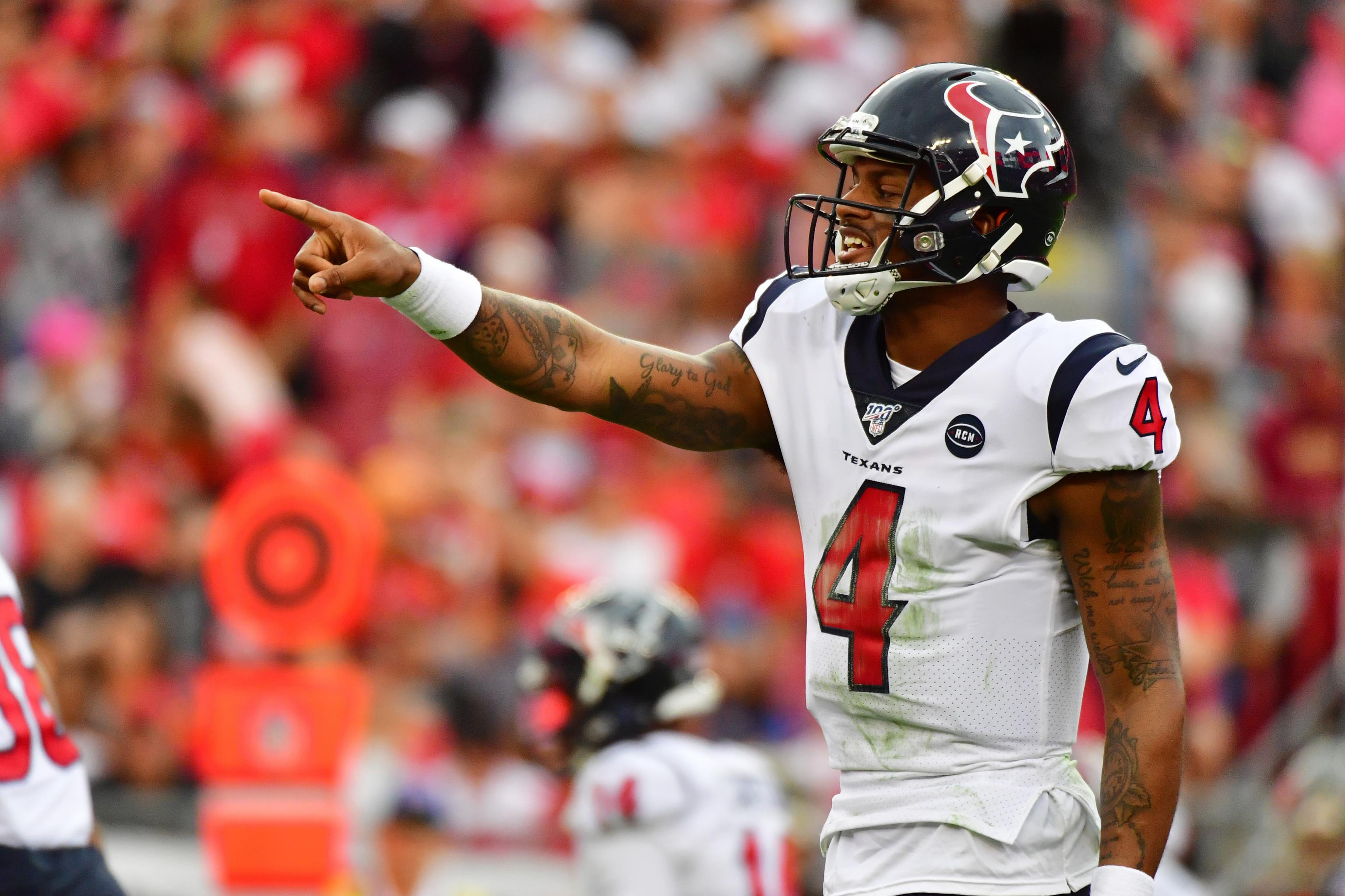 Texans' Deshaun Watson doesn't want or expect Sunday off