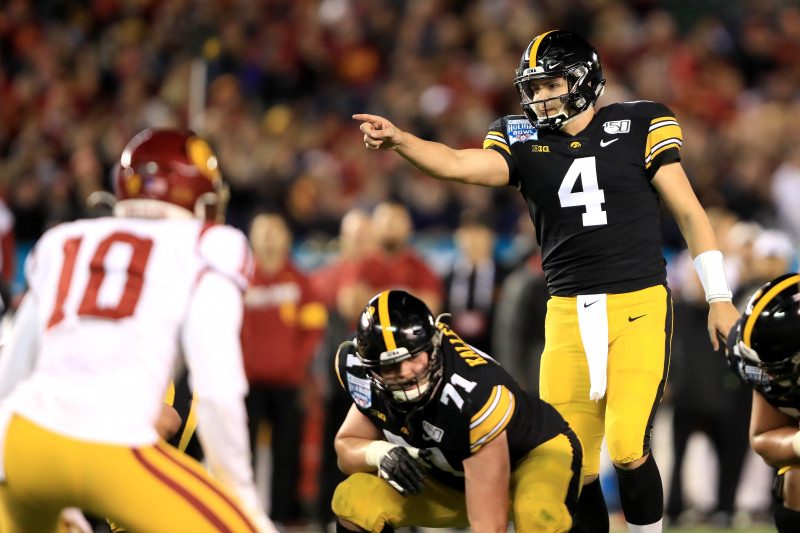 Nate Stanley Leads Iowa to Holiday Bowl Win over USC After Kedon Slovis&apo...