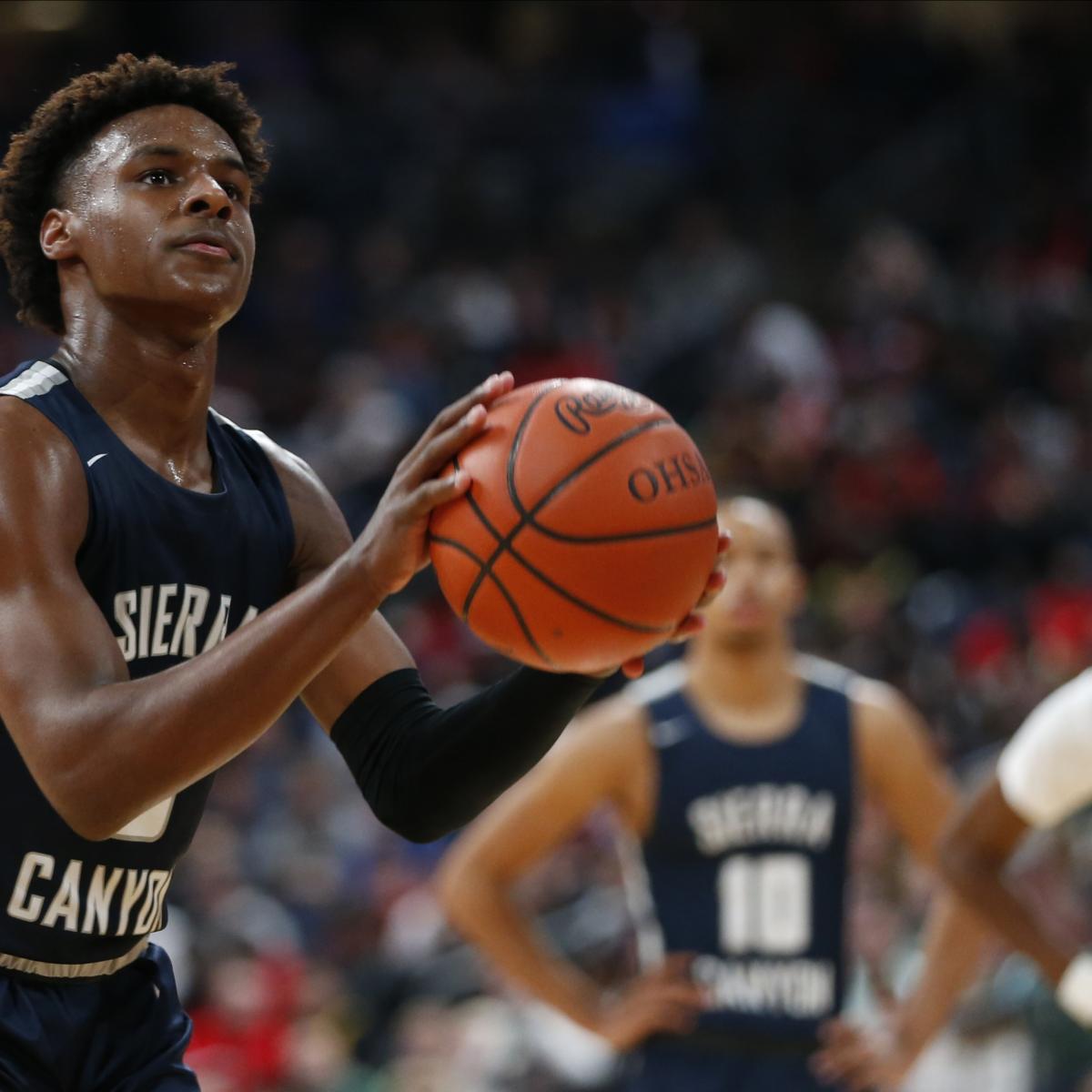 Bronny James, Sierra Canyon Beat Birmingham 80-61 in The ...