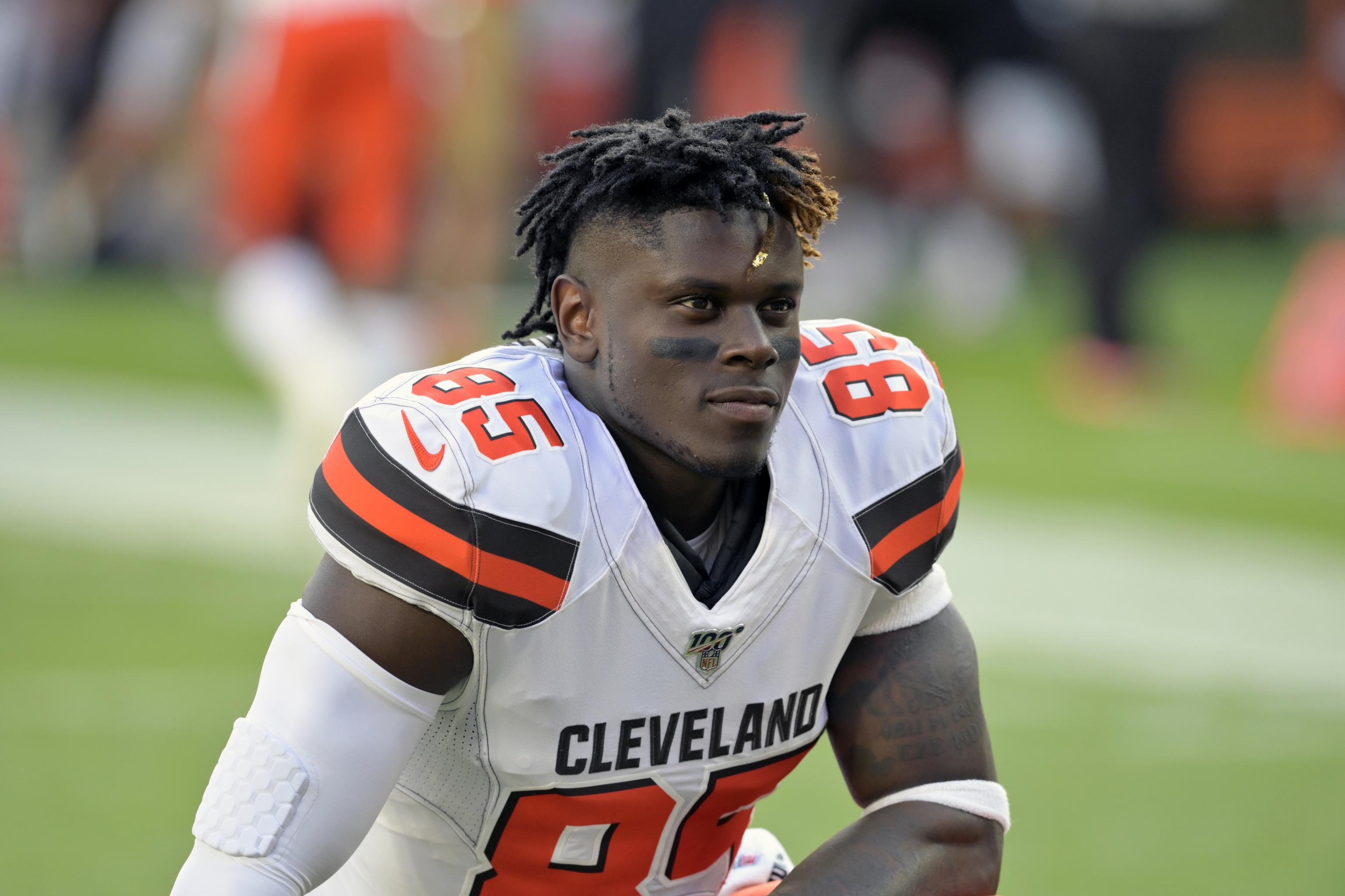 David Njoku on If He Has a Future with Browns 'That's a Good Question'