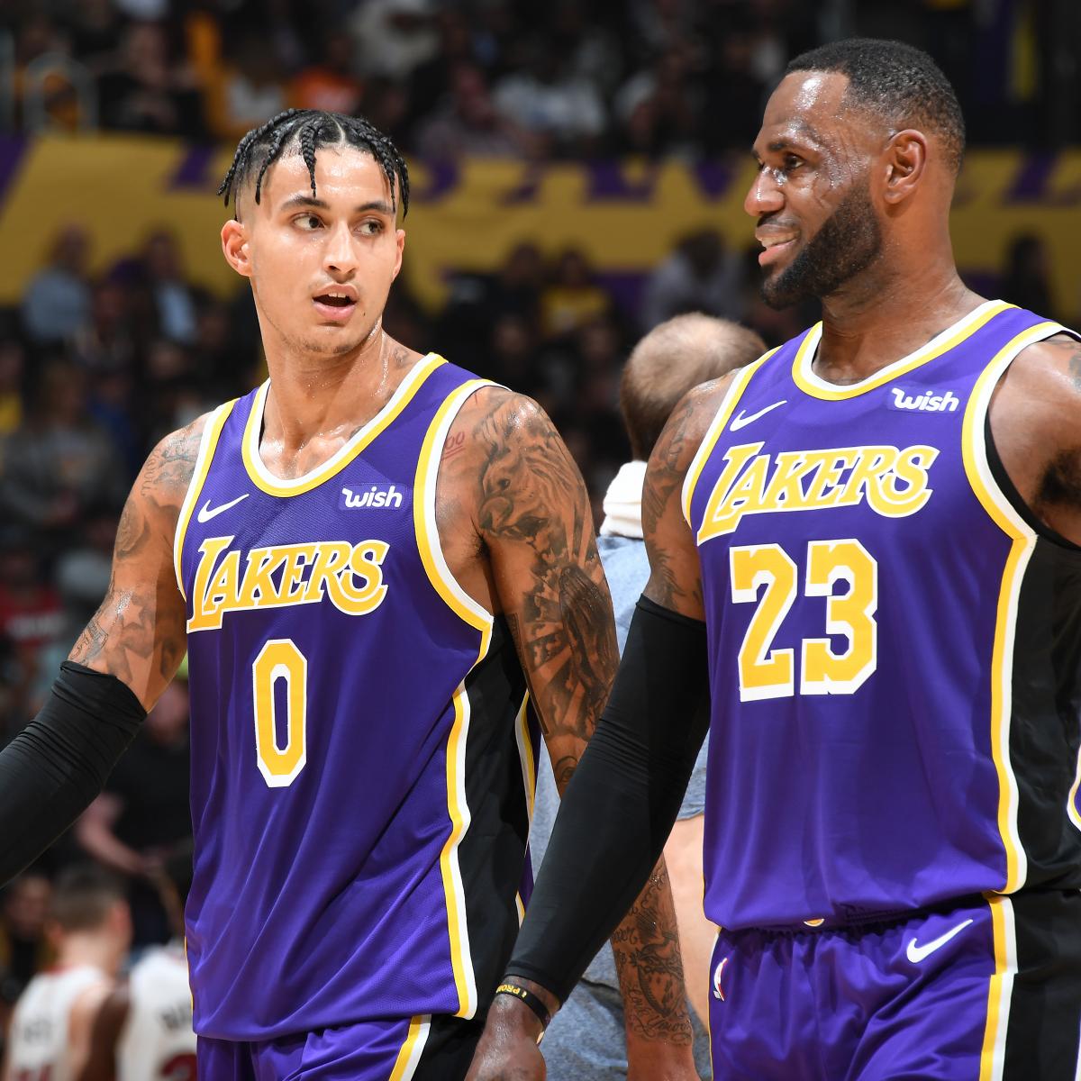 Lakers Lebron James Kyle Kuzma Spoke About Trainer S Social Media Comments Bleacher Report Latest News Videos And Highlights