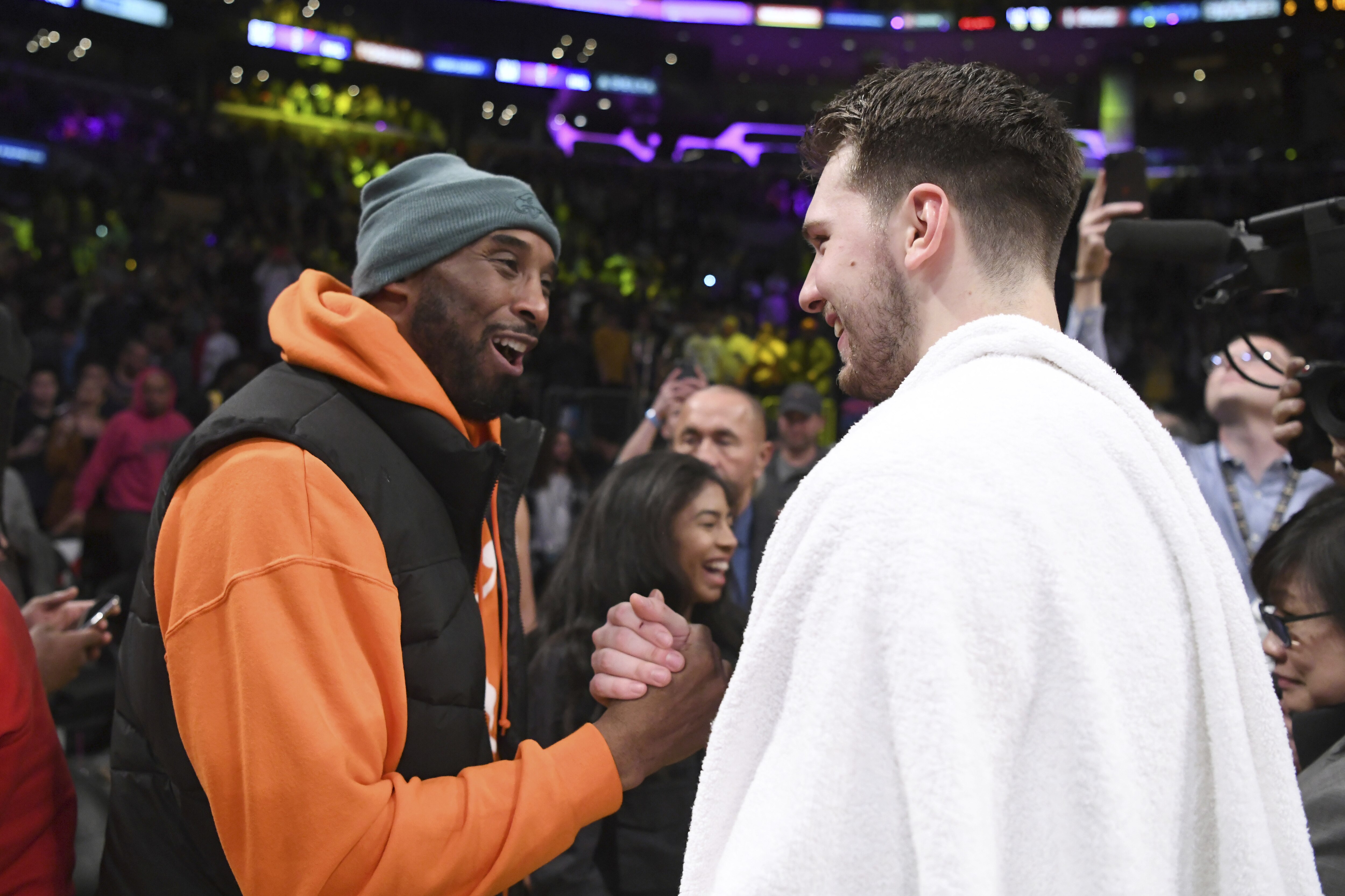 kobe bryant at lakers game