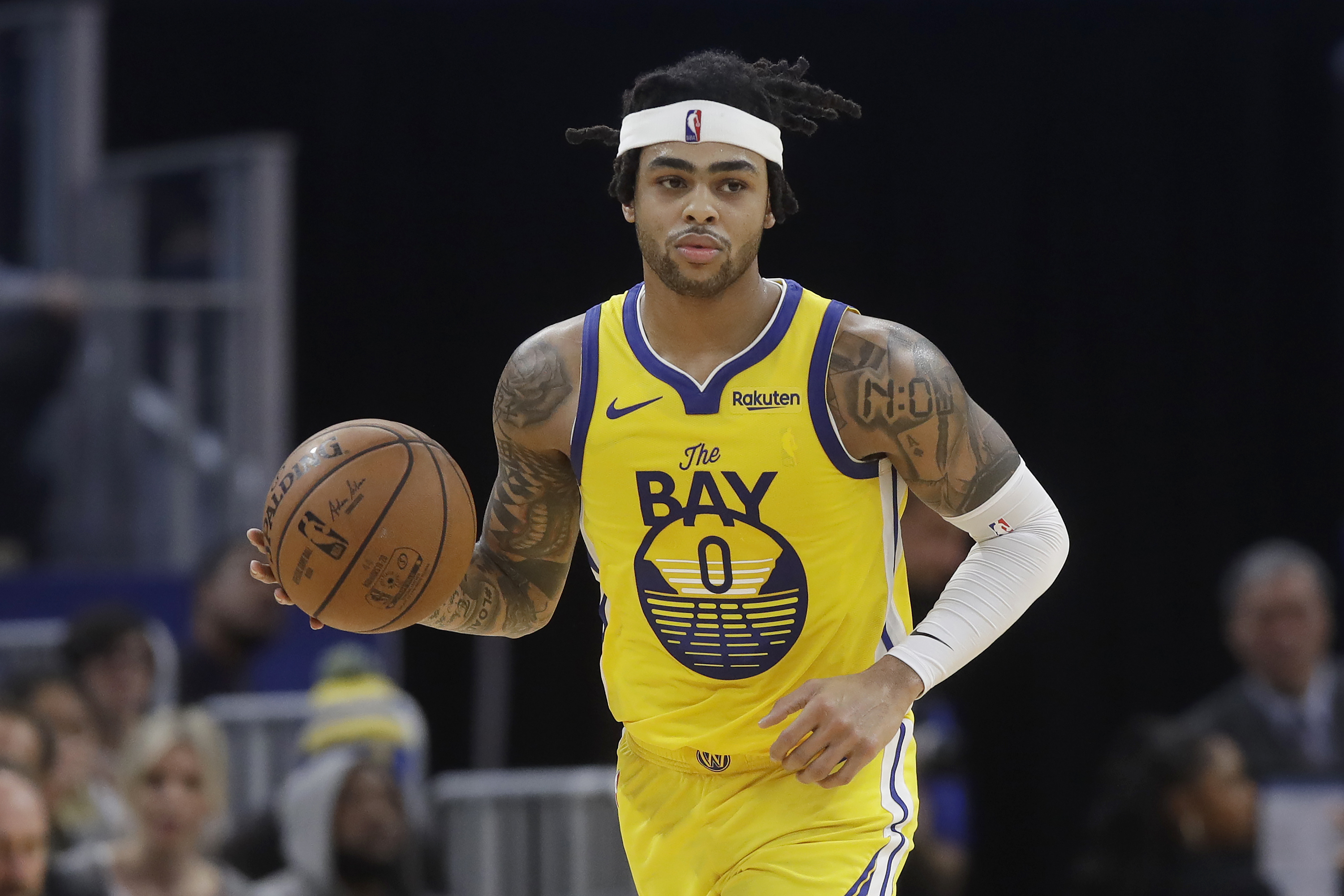Warriors' D'Angelo Russell ruled out Monday with ankle injury