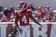 Alabama wide receiver Jerry Jeudy (4) during the first half of an NCAA college football game against Southern Miss, Saturday, Sept. 21, 2019, in Tuscaloosa, Ala. (AP Photo/Vasha Hunt)