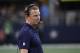 Dallas Cowboys head coach Jason Garrett during the first half of an NFL football game against the Washington Redskins in Arlington, Texas, Sunday, Dec. 15, 2019. (AP Photo/Roger Steinman)