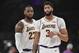 LOS ANGELES, CA - JANUARY 01: LeBron James #23 and Anthony Davis #3 of the Los Angeles Lakers while playing the Phoenix Suns at Staples Center on January 1, 2020 in Los Angeles, California. NOTE TO USER: User expressly acknowledges and agrees that, by downloading and/or using this photograph, user is consenting to the terms and conditions of the Getty Images License Agreement. Lakers won 117 to 107. (Photo by John McCoy/Getty Images)