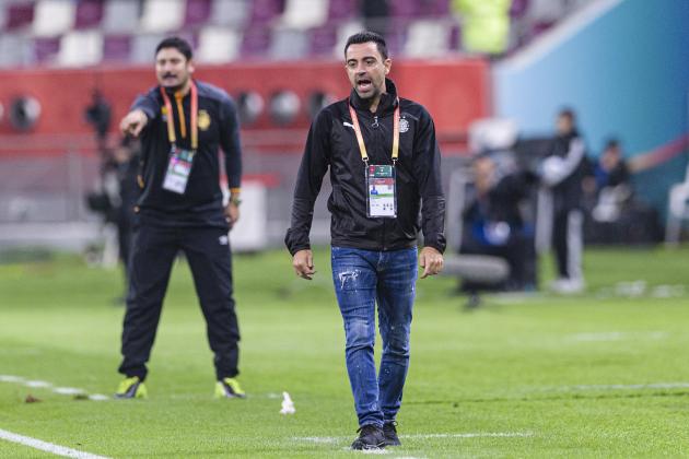 DOHA, QATAR - DECEMBER 17: Al-Sadd Head Coach Xavier Hernandez gestures during the FIFA Club World Cup 5th place match between Al-Sadd Sports Club and Esperance Sportive de Tunis at Khalifa International Stadium on December 17, 2019 in Doha, Qatar. (Photo by Marcio Machado/Eurasia Sport Images/Getty Images)