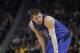 Dallas Mavericks forward Luka Doncic (77) against the Golden State Warriors during an NBA basketball game in San Francisco, Saturday, Dec. 28, 2019. (AP Photo/Jeff Chiu)