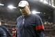 HOUSTON, TEXAS - JANUARY 04: Head coach Bill O'Brien of the Houston Texans walks off the field after the second quarter against the Buffalo Bills of the AFC Wild Card Playoff game at NRG Stadium on January 04, 2020 in Houston, Texas. (Photo by Tim Warner/Getty Images)