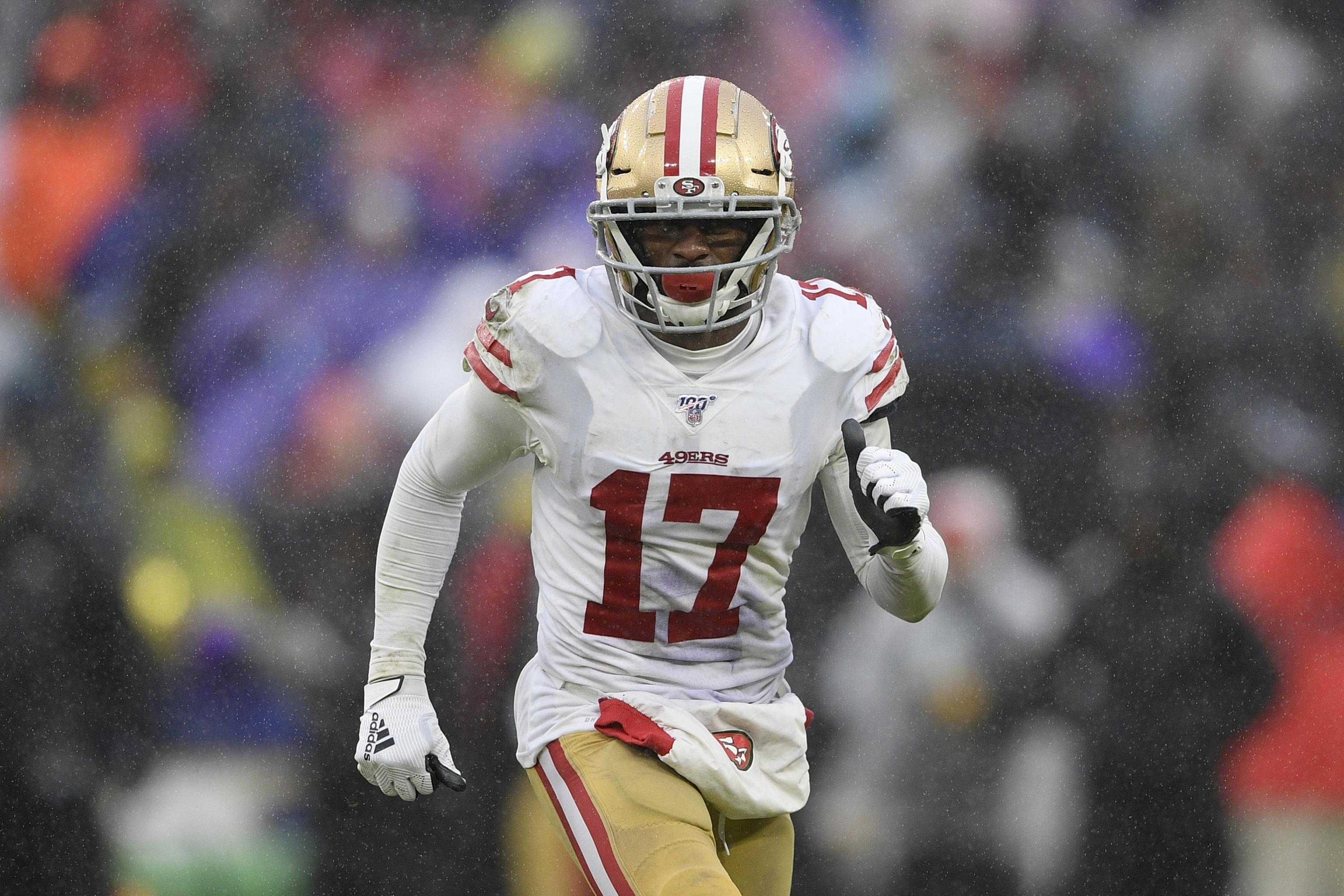 San Francisco 49ers' Emmanuel Sanders plays 17 games during 2019 regular  season