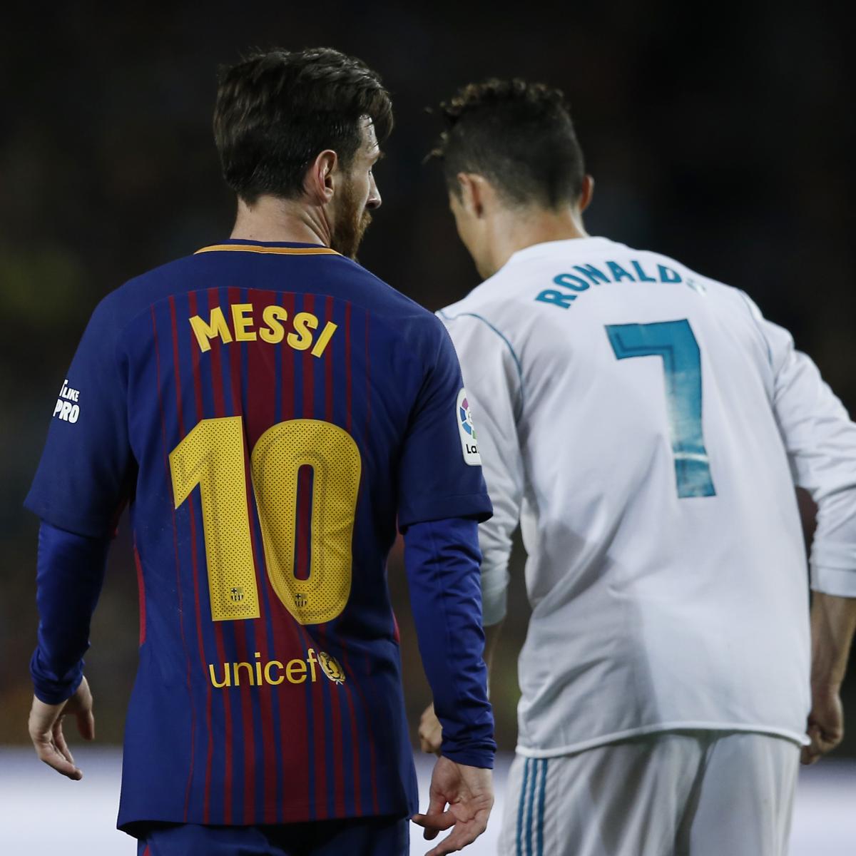 B/R Football on X: This time tomorrow: Messi vs. Ronaldo 🤩   / X