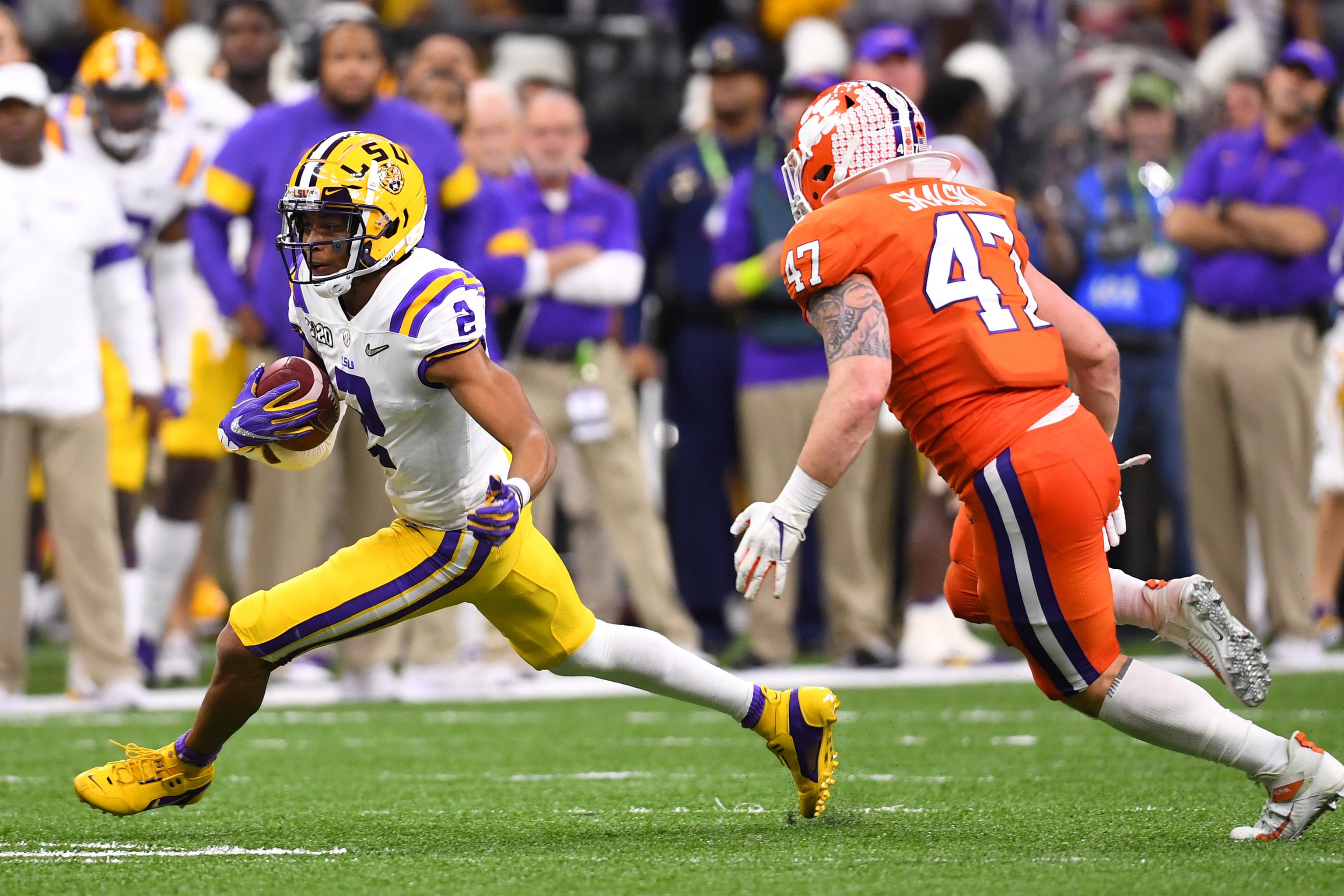 LSU's Justin Jefferson declares for NFL draft after 'perfect year'