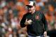 FILE - In this Sunday, Sept. 30, 2018, file photo, Baltimore Orioles manager Buck Showalter protests a call in the third inning of a baseball game against the Houston Astros in Baltimore. Showalter has been fired as manager of the Orioles, he confirmed in a text message to The Associated Press on Wednesday, Oct. 3, 2018. (AP Photo/Patrick Semansky, File)