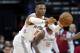 Houston Rockets guard Russell Westbrook (0) passes the ball during the first half of an NBA basketball game against the Minnesota Timberwolves Saturday, Jan. 11, 2020, in Houston. (AP Photo/Michael Wyke)