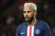 Paris Saint-Germain's Brazilian forward Neymar reacts during the French L1 football match between Monaco (ASM) and Paris Saint-Germain (PSG) at the Louis II Stadium in Monaco on January 15, 2020. (Photo by Valery HACHE / AFP) (Photo by VALERY HACHE/AFP via Getty Images)