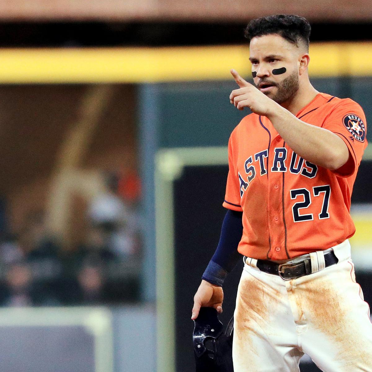 Astros' Jose Altuve Denies Wearing Electronic Device Amid Sign