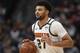 Denver Nuggets guard Jamal Murray (27) in the first half of an NBA basketball game Saturday, Jan. 11, 2020, in Denver. (AP Photo/David Zalubowski)