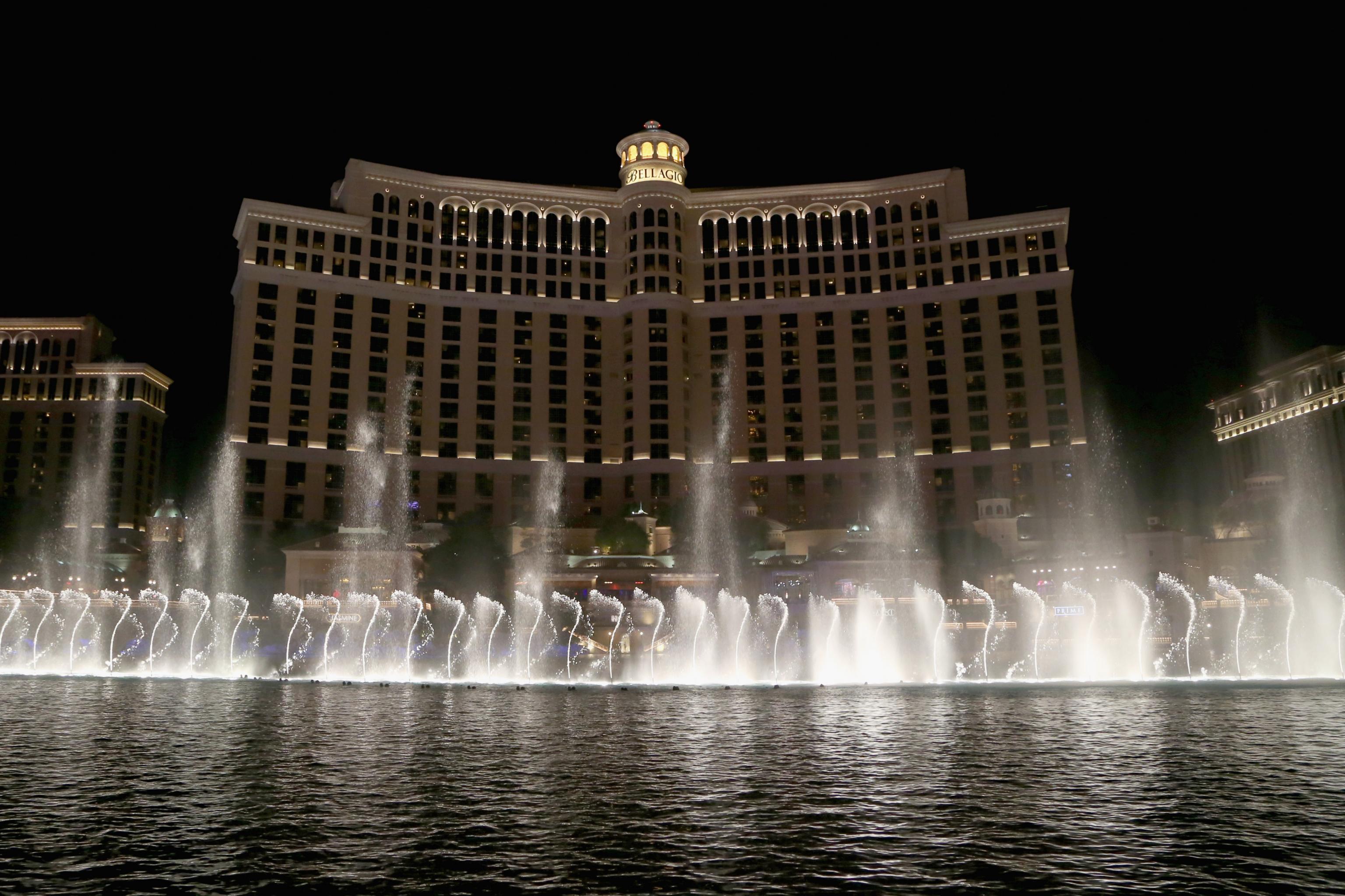 Fountain of Information: NFL Draft Broadcast Stages, Bellagio Las Vegas